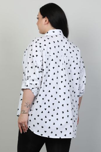 Изображение Modalinda 44288xl ЧЕРНЫЙ Женская блузка большого размера