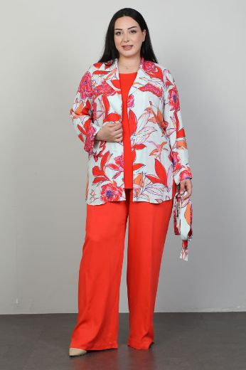 Picture of Roguee 24Y-1540xl ORANGE Plus Size Women Suit