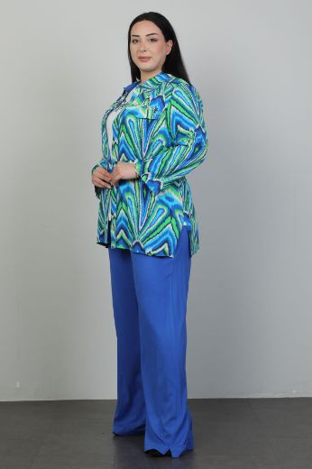 Picture of Roguee 24Y-1586xl BLUE Plus Size Women Suit
