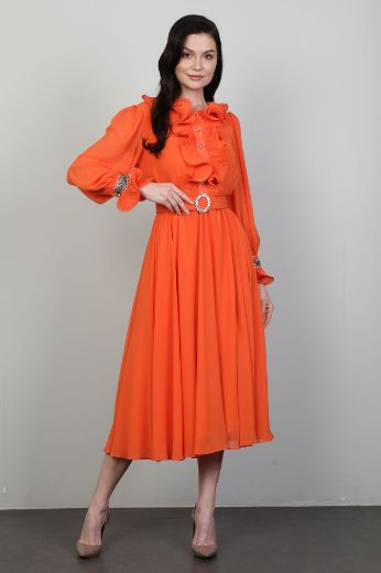 Picture of Dozza Fashion 2448 ORANGE Women Dress