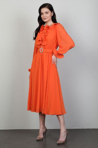 Picture of Dozza Fashion 2448 ORANGE Women Dress