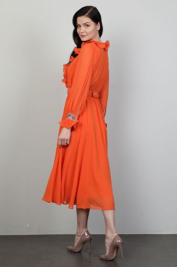 Picture of Dozza Fashion 2448 ORANGE Women Dress