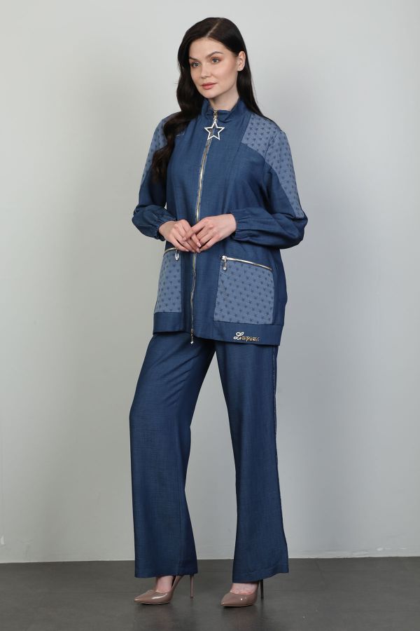 Picture of Lasagrada L19830 NAVY BLUE Women Suit