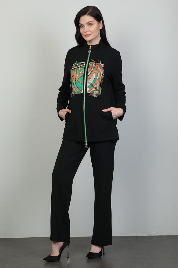 Picture of Lasagrada L19804 BLACK Women Suit