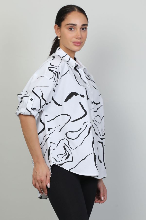 Modalinda 43289 EKRU Kadın Gömlek resmi