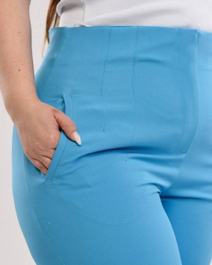 Picture of OUZ FASHION 24S321002 BLUE Plus Size Women Pants 