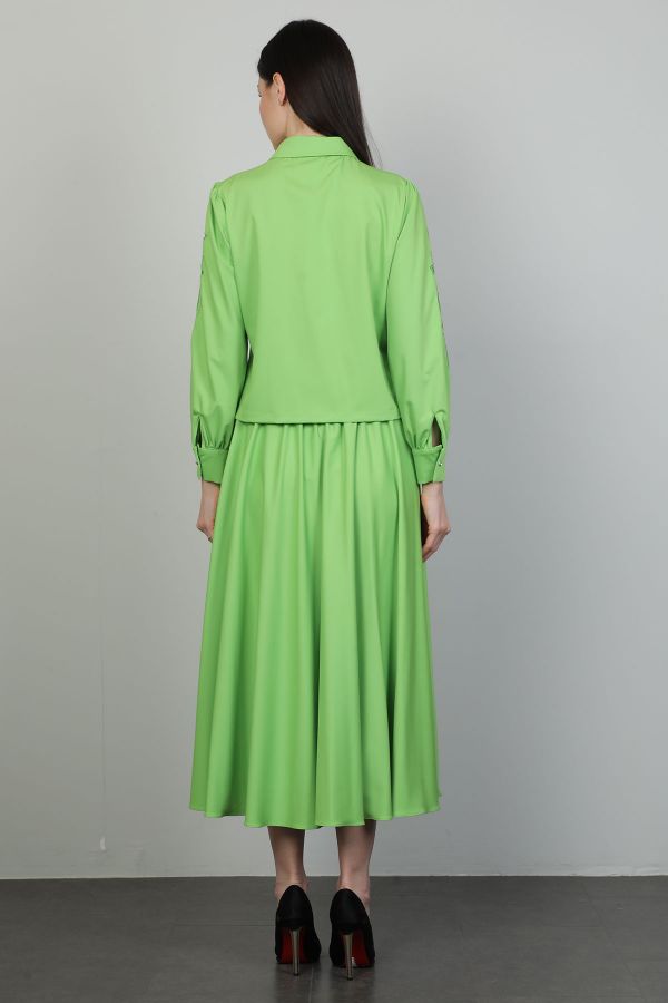 Изображение Dozza Fashion 2435 Фисташковый зеленый Женское Платье