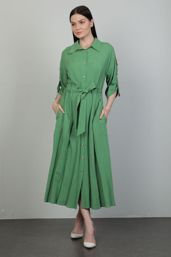 Picture of Lasagrada K4348 GREEN Women Dress