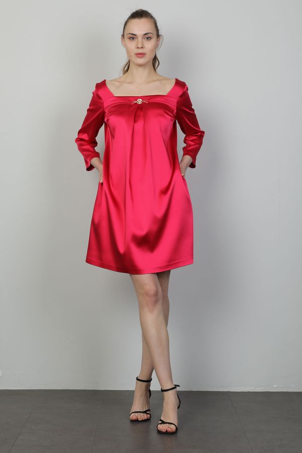 Picture of Red Export Women 4005 RED Women Dress