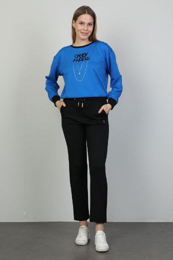 Picture of Candy Angels E863 BLUE Women Tracksuit Set