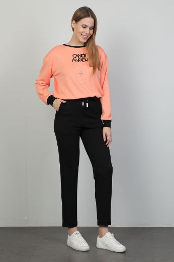 Picture of Candy Angels E863 ORANGE Women Tracksuit Set