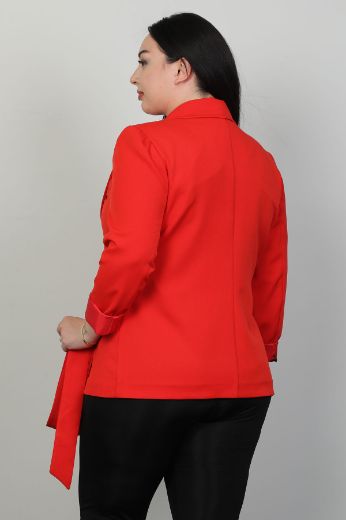 Изображение Pizara Line 76800xl КРАСНЫЙ Женский пиджак большого размера
