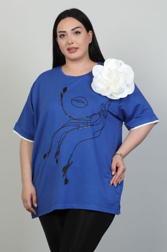 Picture of Red Export Women P104xl SAX Plus Size Woman T-Shirt