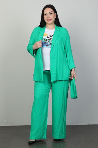 Picture of Roguee 24Y-1533xl GREEN Plus Size Women Suit