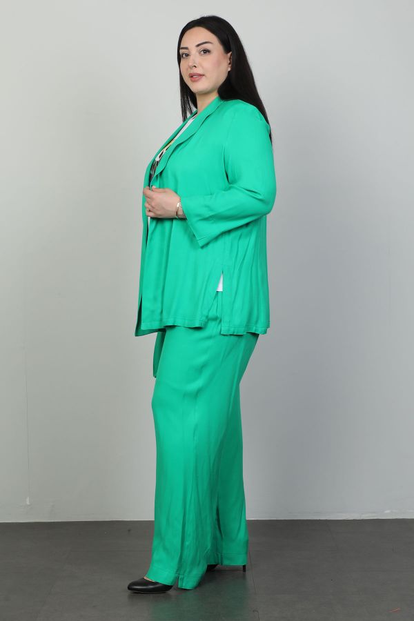 Picture of Roguee 24Y-1533xl GREEN Plus Size Women Suit