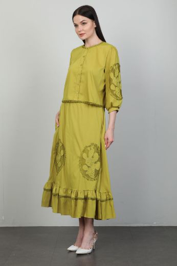 Изображение Dozza Fashion 5101 Фисташковый зеленый Женский костюм