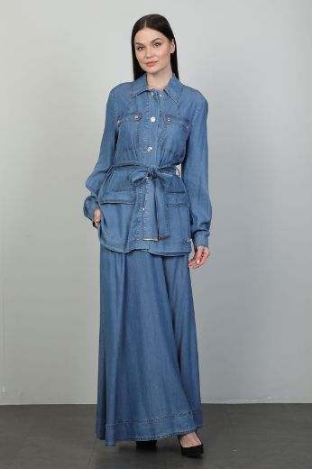 Picture of Lasagrada K9395 BLUE Women Suit