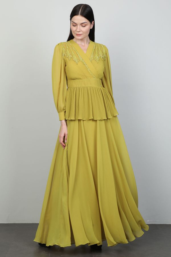 Изображение Dozza Fashion 2506 Фисташковый зеленый Женское Платье