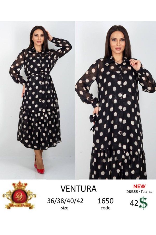 Ventura 1650 SIYAH Kadın Elbise resmi
