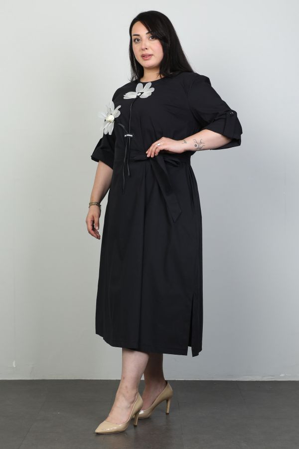 Изображение Ventura 6423xl ЧЕРНЫЙ Женское платье большого размера 