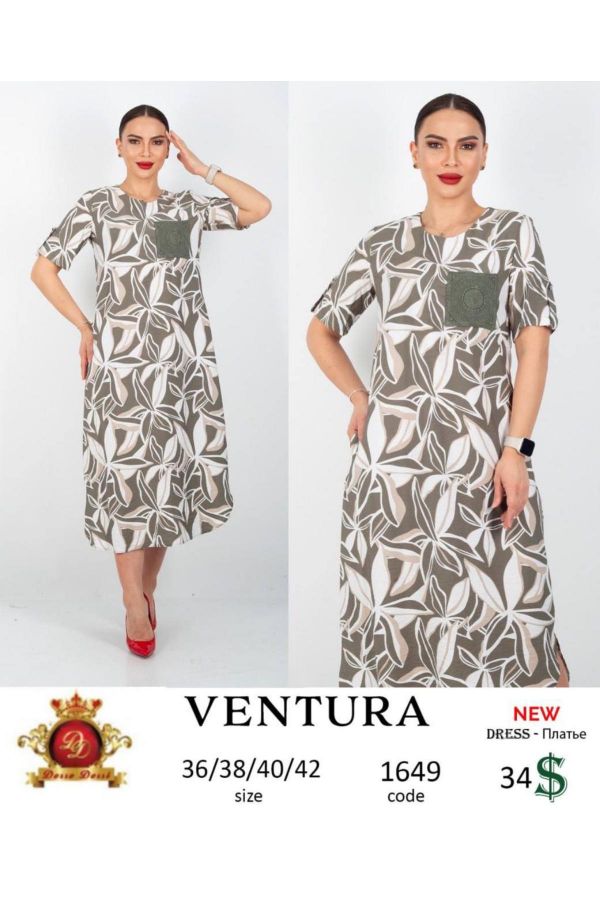 Ventura 1649 HAKI Kadın Elbise resmi