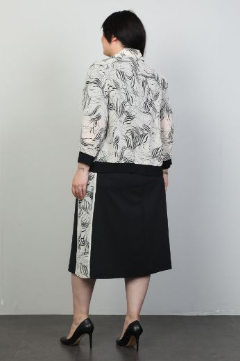 Picture of Dalida 47403xl BLACK Plus Size Women Suit