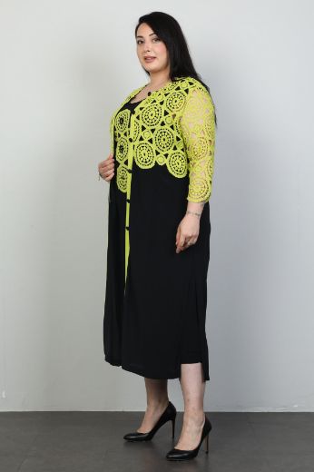 Picture of Dalida 47420xl GREEN Plus Size Women Suit