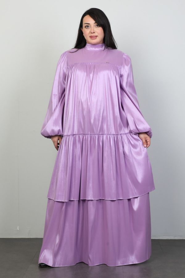 Изображение Nexx 30252xl ФИОЛЕТОВЫЙ Женское платье большого размера 