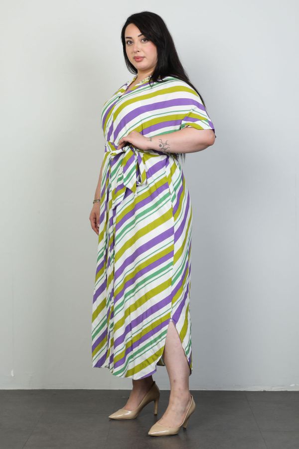 Изображение Nzr Line 1261xl ФИОЛЕТОВЫЙ Женское платье большого размера 