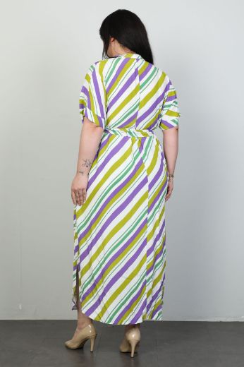 Изображение Nzr Line 1261xl ФИОЛЕТОВЫЙ Женское платье большого размера 