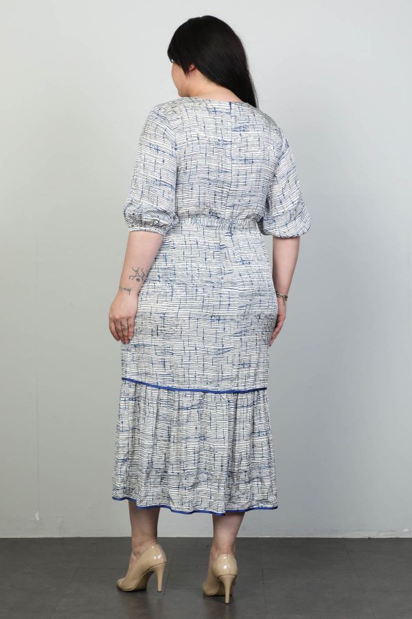 Изображение Nzr Line 1262xl СИНИЙ Женское платье большого размера 