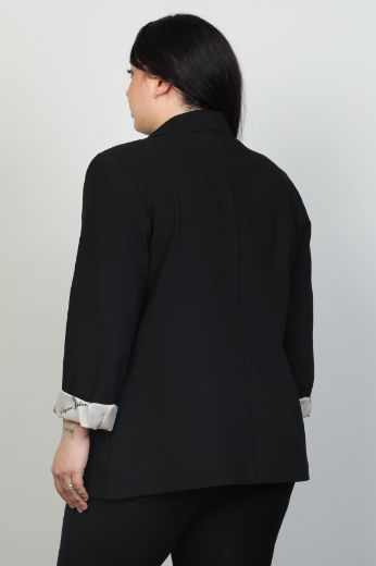Picture of Pizara Line 76760xl BLACK Plus Size Women Jacket 