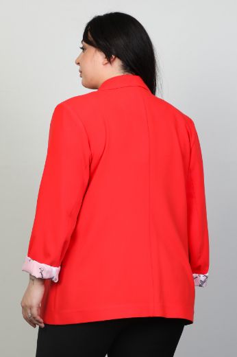 Изображение Pizara Line 76760xl КРАСНЫЙ Женский пиджак большого размера