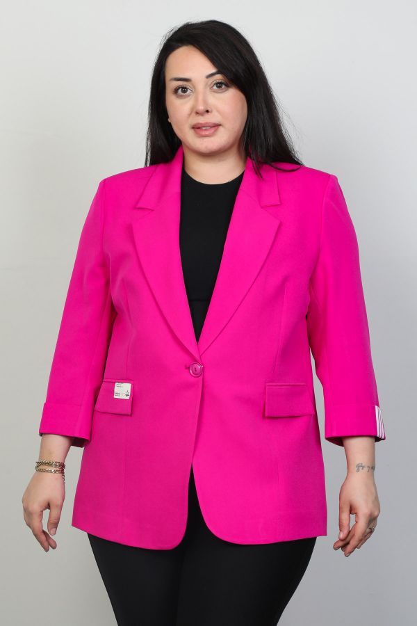 Picture of Pizara Line 76190xl PINK Plus Size Women Jacket 