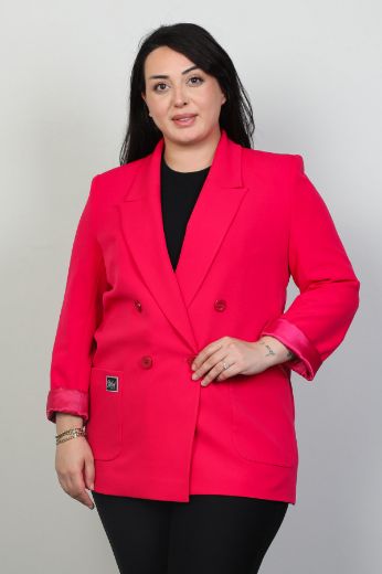 Picture of Pizara Line 7630xl PINK Plus Size Women Jacket 