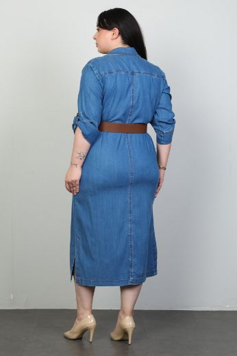 Ventura 6413xl MAVI Büyük Beden Kadın Elbise resmi