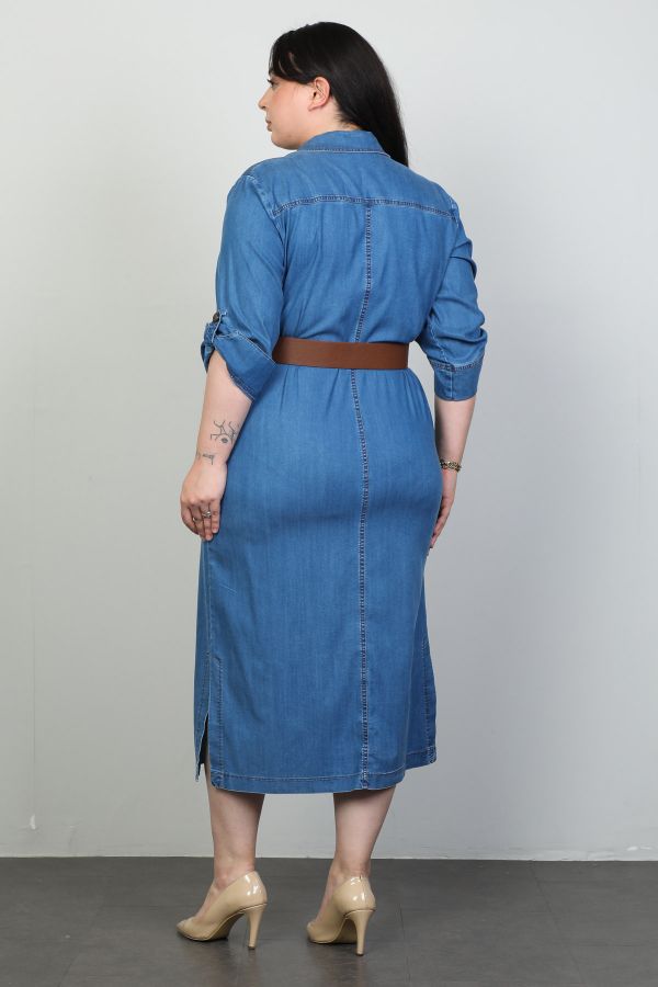 Ventura 6413xl MAVI Büyük Beden Kadın Elbise resmi