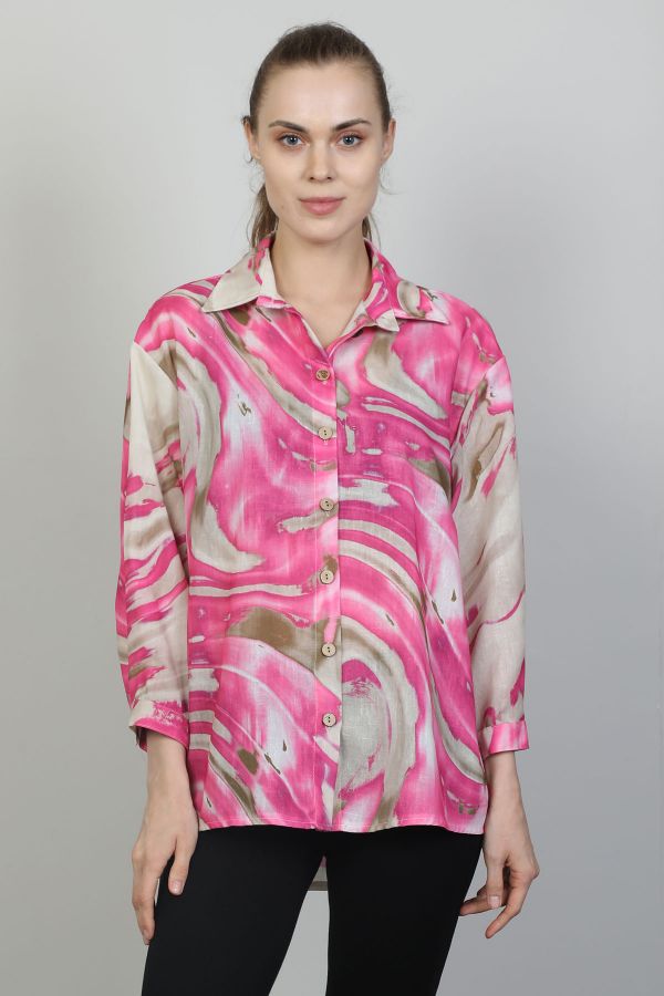 Picture of Fimore 1134-01 PINK Women Shirt
