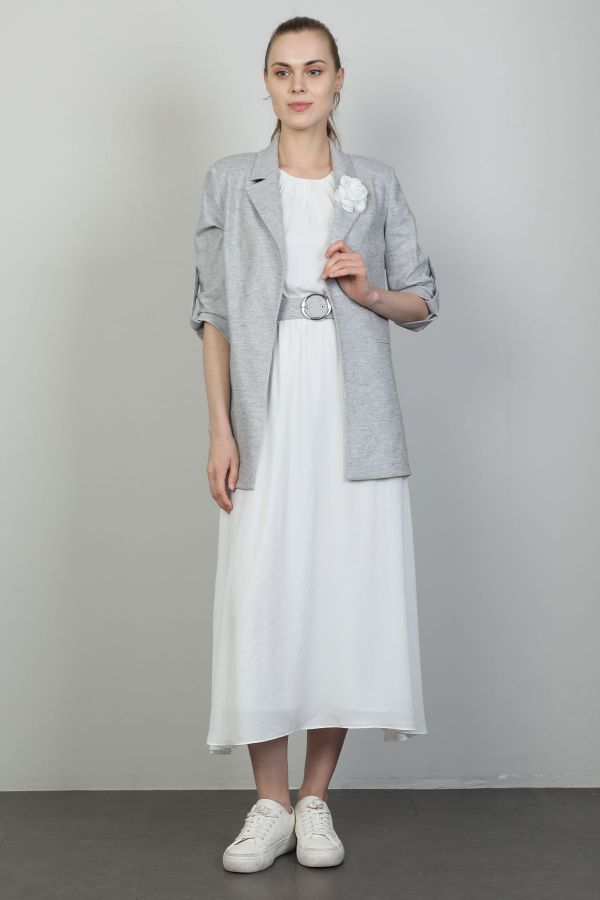 Picture of Sandrom 9683 GREY Women Dress
