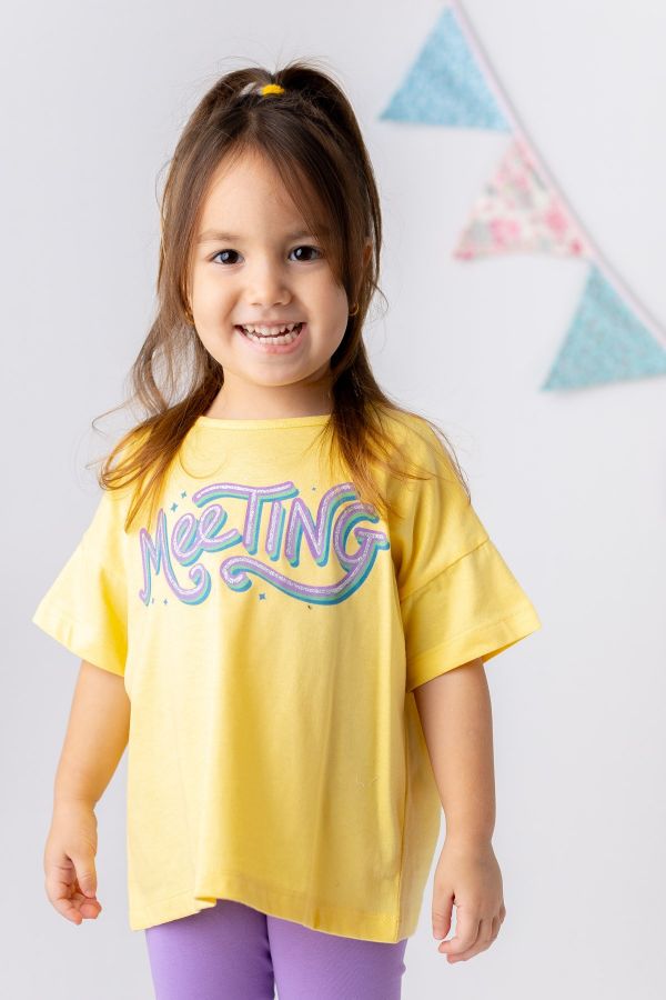 Zeyland 241Z4BEH52 SARI Kız Çocuk T-Shirt resmi