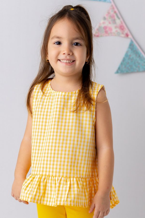 Picture of Zeyland 241Z4YZD82 YELLOW Girl Blouse