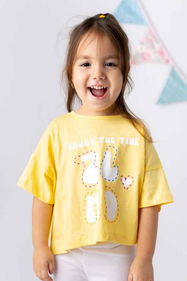 Picture of Zeyland 241Z4BFE51 YELLOW Girl T-Shirt