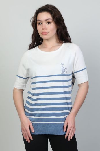 First Orme 3054 LACIVERT Kadın T-Shirt resmi