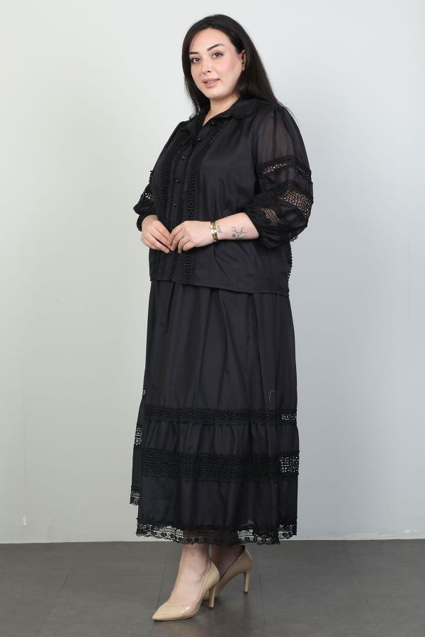 Изображение Nexx 30672xl ЧЕРНЫЙ Женское платье большого размера 