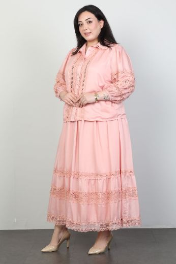Nexx 30672xl PUDRA Büyük Beden Kadın Elbise resmi