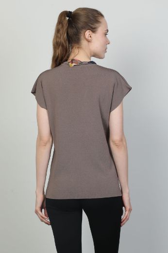 Picture of First Orme 3060 BROWN Women T-Shirt