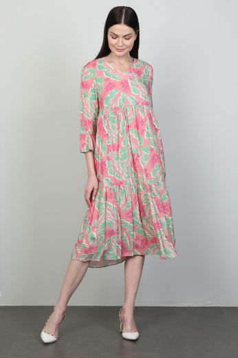 Picture of Lome LM05 PINK Women Dress