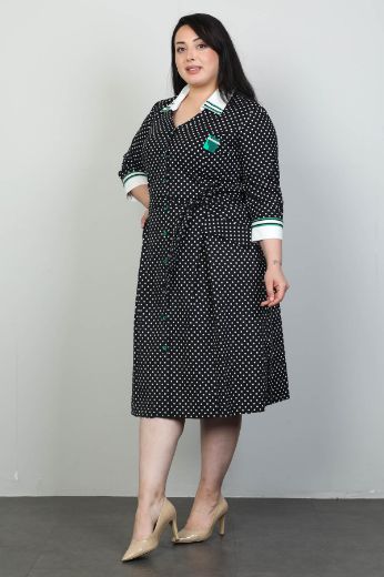Picture of Nzr Line 1250xl GREEN Plus Size Women Dress 