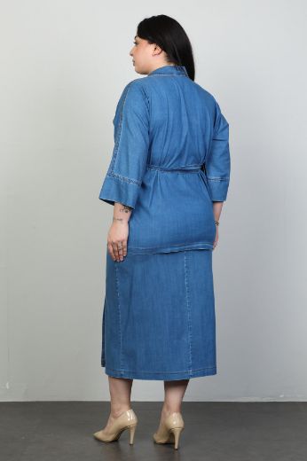 Ventura 3300xl MAVI Büyük Beden Kadın Elbise resmi