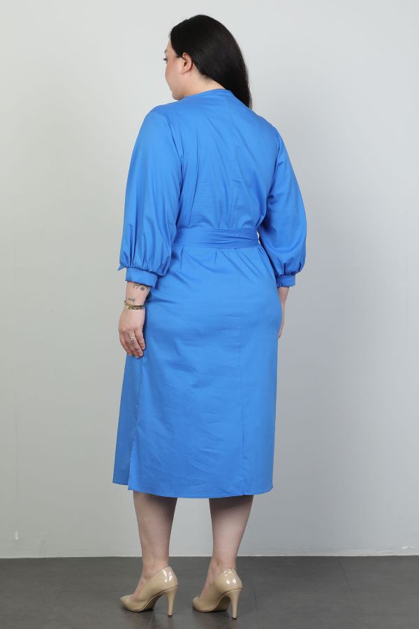 Picture of Biljana 6829xl PURPLE Plus Size Women Dress 